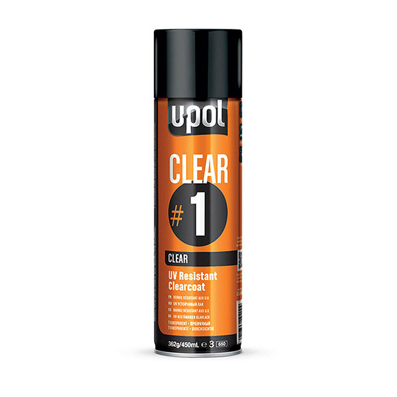 U-POL Clear#1 UV Resistant Clearcoat Aerosol