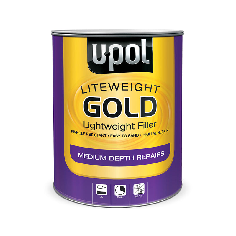 U-POL Gold Liteweight Medium Depth Body Filler