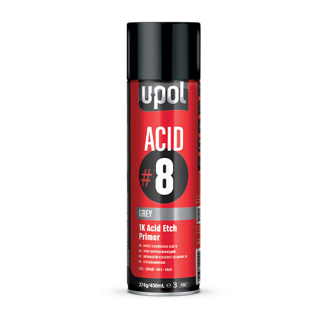 U-POL Acid#8 1K Acid Etch Primer 450ml Can