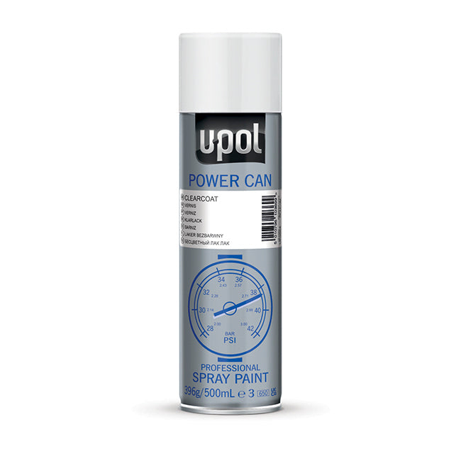 U-Pol Power Can Clearcoat Spray Paint 500ml
