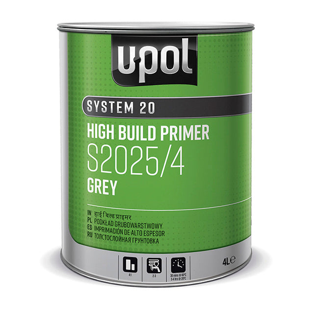 U-POL SYSTEM 20 S2025 High Build Primer 4L